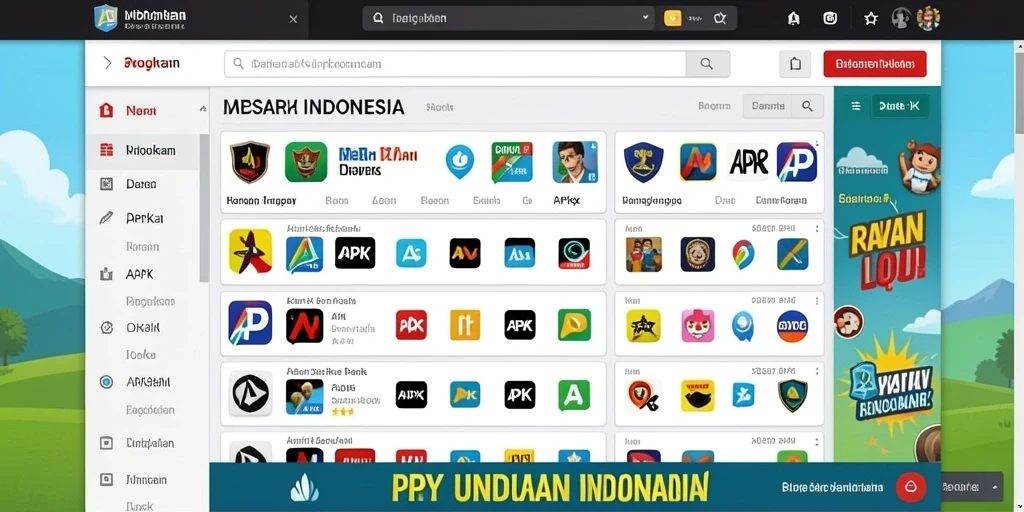 Tampilan menu utama DANAVIP yang menarik.