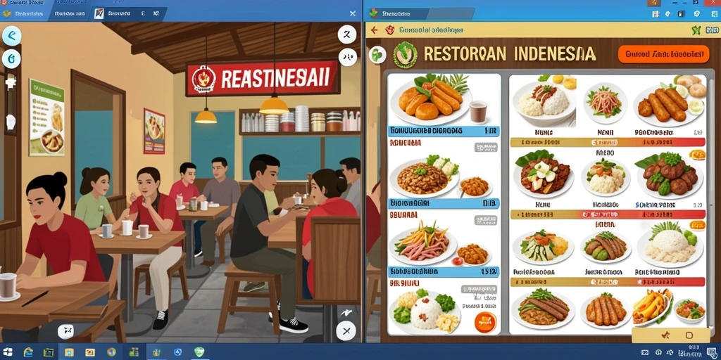 Tampilan antarmuka yang user-friendly.
